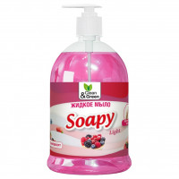 Soapy Мыло жидкое Ягодный десерт Эконом 1л дозатор