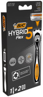 Станок для бритья Flex 5 Hybrid 5-лезвий+2 кассеты