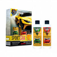 Kids Подарочный набор №1168 Sportcar #1 желтый (Пена для душа/ванны 250мл+ Шампунь с календулой 250мл + Магнит)