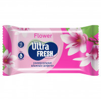 Влажные салфетки Flower & Fruit 15шт 