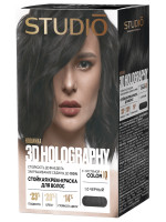 Стойкая крем-краска 3D Holography, тон 1.0 Чёрный