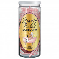 Набор шипучих бомбочек для ванн №43 Beauty Relax Bath Bomb (Увлажняющая + Для крепкого сна)