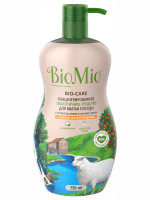 Bio-Care Средство для мытья посуды (в том числе детской) с эфирным маслом Мандарина 750мл