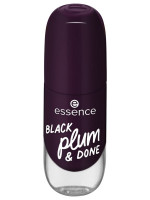 Лак для ногтей Gel Nail Colour, тон 84 BLACK plum & DONE