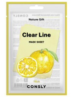 Clear Line Тканевая маска Освежающая с экстрактом юдзу 25мл