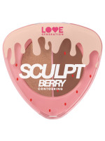 Палетка для контуринга лица SculptBerry, тон 01 cocoa milk / коричневый, золотистый