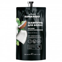 Super Food Шампунь для волос Питание и Восстановление Кокос & Лотос 100мл