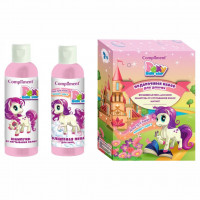 Подарочный набор №1170 Pony Little Star (Шампунь 250мл + Пена для ванн 250мл + Магнит)
