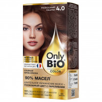 Only Bio Color Стойкая крем-краска, тон 4.0 Роскошный каштан