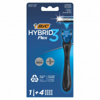 Станок для бритья Flex 3 Hybrid 3-лезвия + 4кассеты 