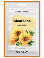 Clear Line Тканевая маска Балансирующая с экстрактом календулы 25мл