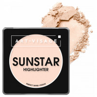Хайлайтер пудровый Sunstar, тон 101 white gold