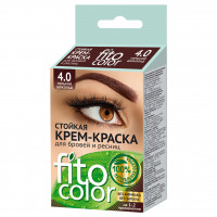 Fito Color Крем-краска для бровей и ресниц Горький шоколад