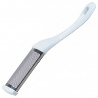 Терка педикюрная односторонняя металлическая RB-07 White