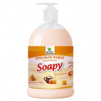 Soapy Крем-мыло жидкое увлажняющее Молоко и мёд 1000мл дозатор